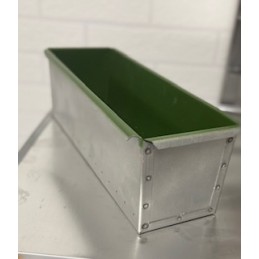 Molde individual de 30x10x10 con recubrimiento en teflon verde